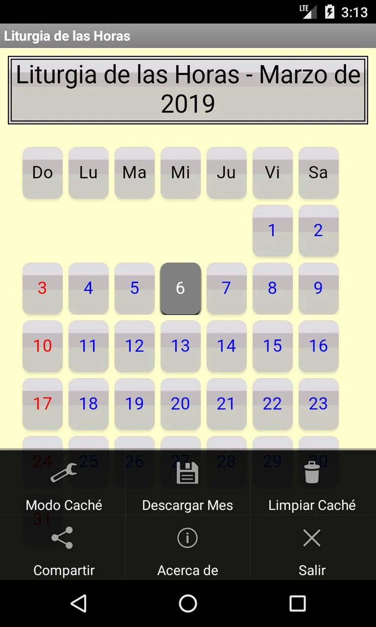 Liturgia de las Horas screenshot